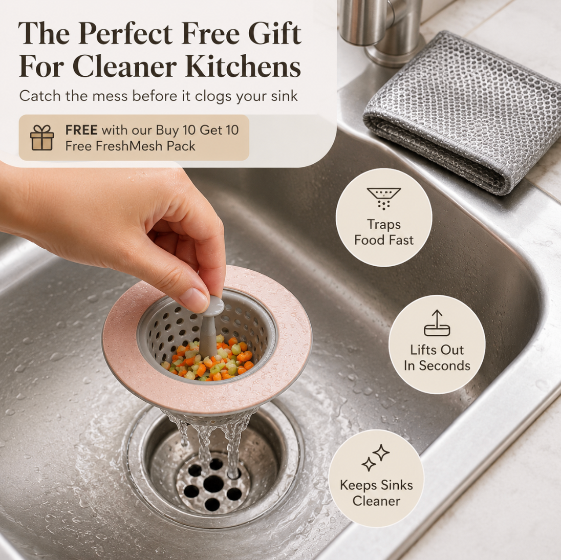 FreshMesh Drain Guard