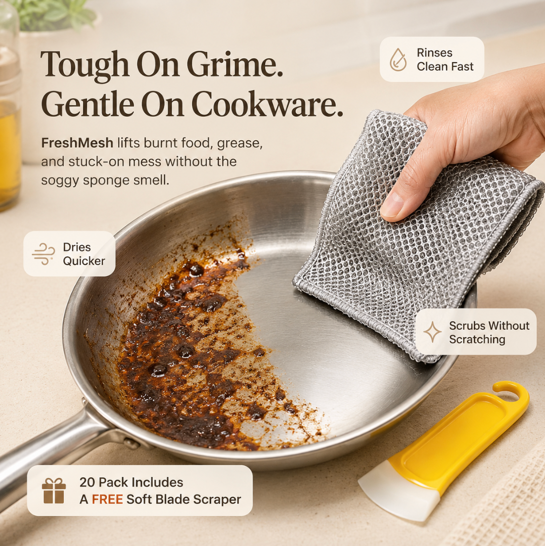FreshMesh™ Scrub Cloths